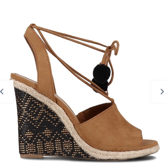 Harpy wedge sandal by Indigo Rd medium brown - Picture 3 of 3